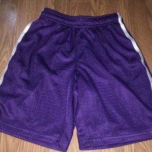 Purple basketball/athletic shorts!